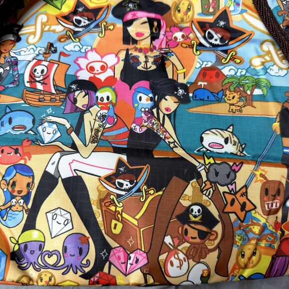 Rare Vintage Y2K Tokidoki x LeSportsac Backpack Pirata Pirate Print NWOT main image 11